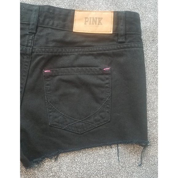 Victoria's Secret PINK black cut off jean shorts - Picture 9 of 9